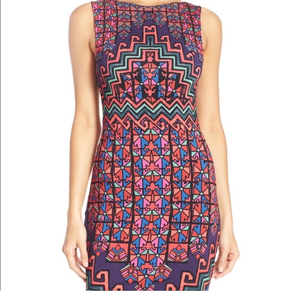 Mara Hoffman Swim Mini Aztec print Dress, XS